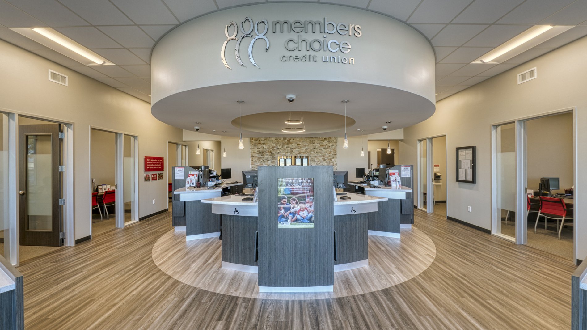 Members Choice Credit Union Grand Parkway Branch Lobby