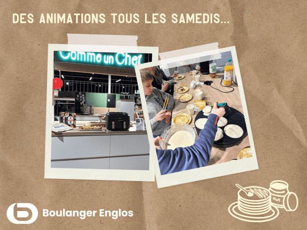 des animations tous les samedis