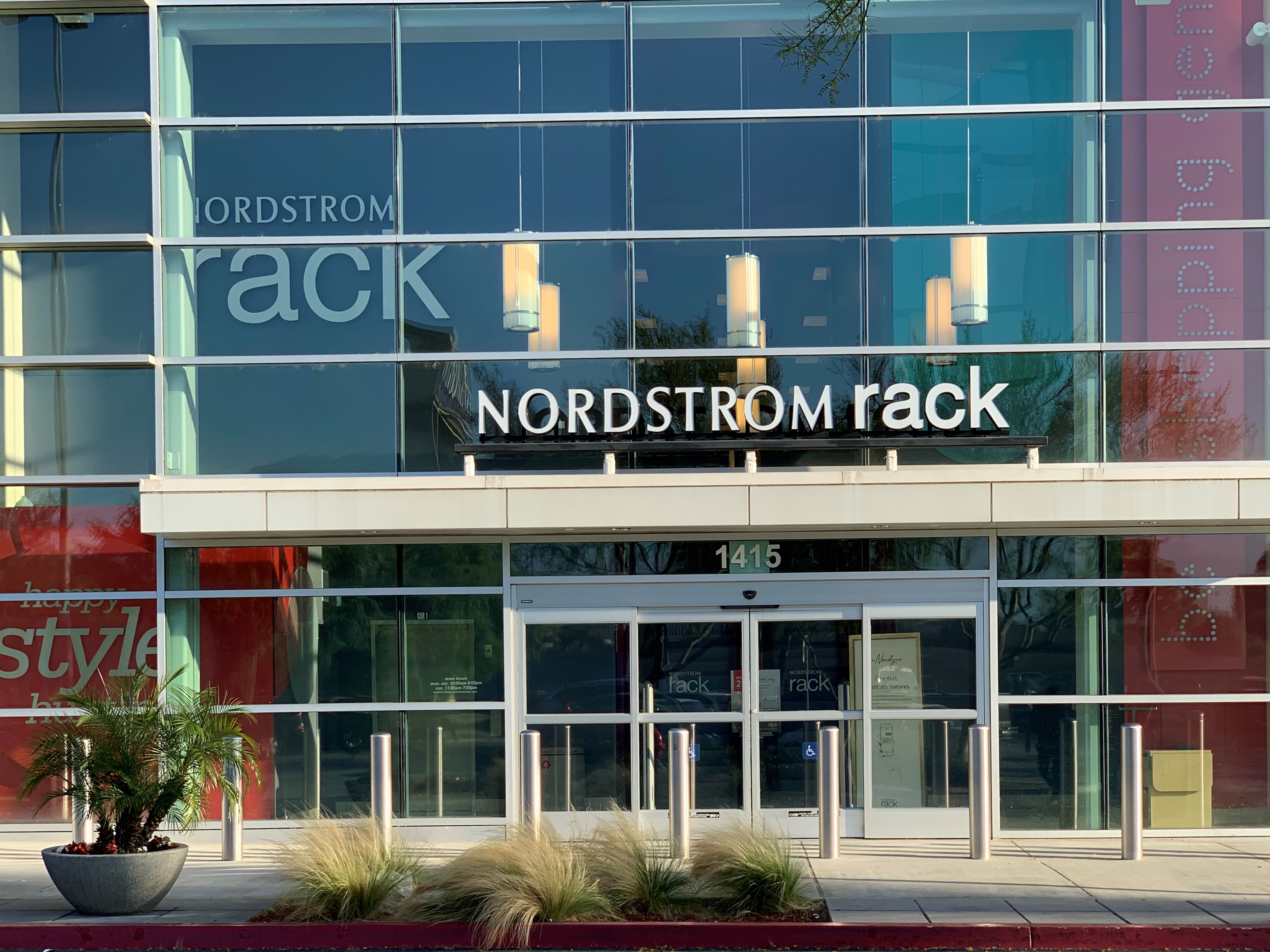 Nordstrom Rack clothing store exterior in West Covina