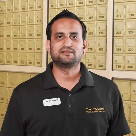 Male store owner
