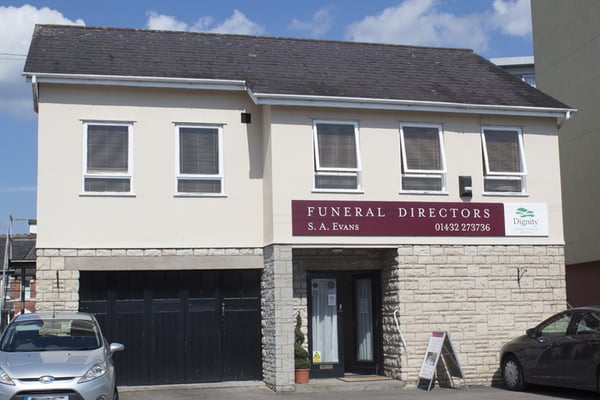 S A Evans Funeral Directors in Hereford.