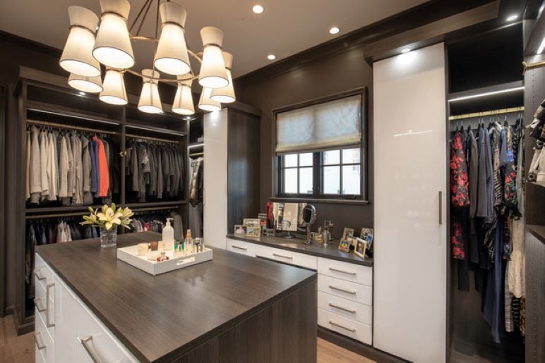 Walk-in Master Closet Walk-in closet
