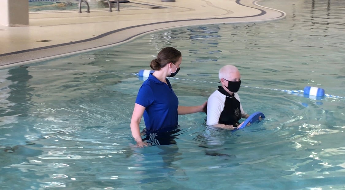 Aquatic Therapy located within Perinton's Pool facility