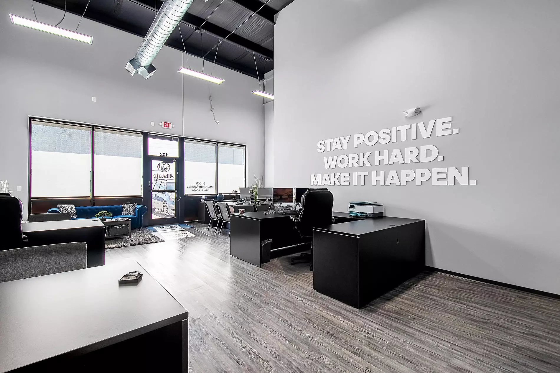 Reception and Sales Floor