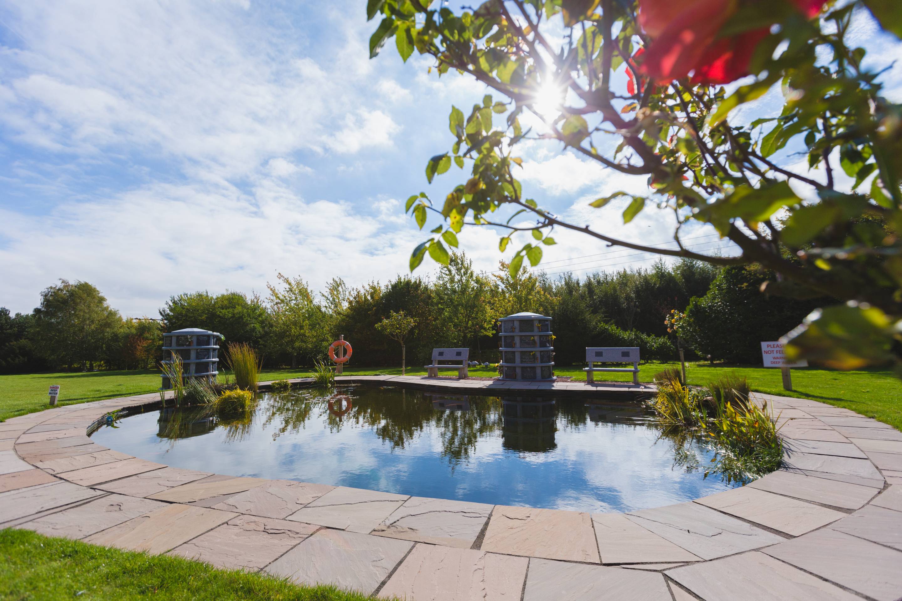 The Grounds Pond at Haltemprice Crematorium