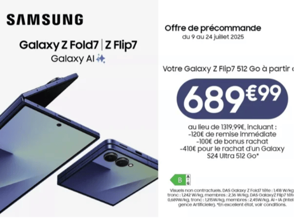 Précommandez le Z flip 7 à Anglet