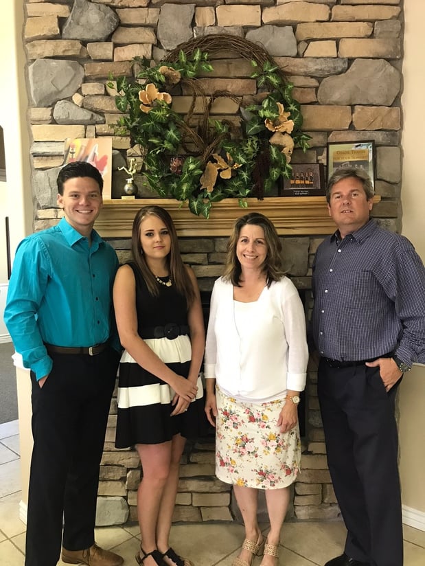 Dominic, Ashton, Teri, and Shane