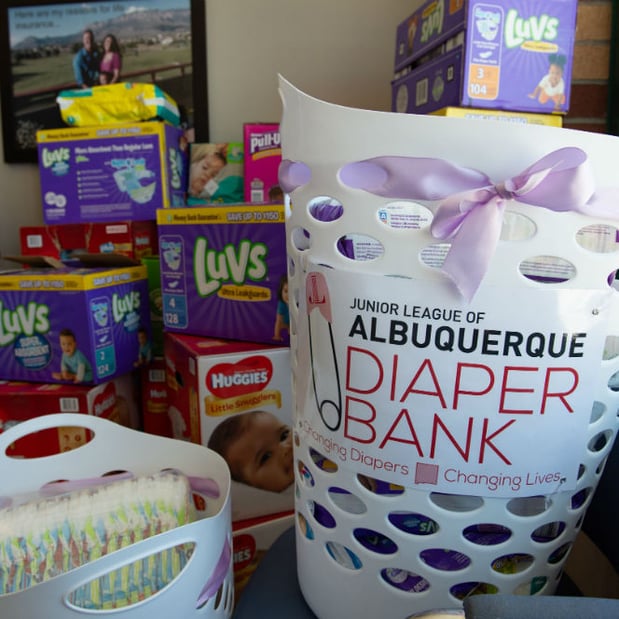 We hosted a diaper drive for the Junior League of Albuquerque.