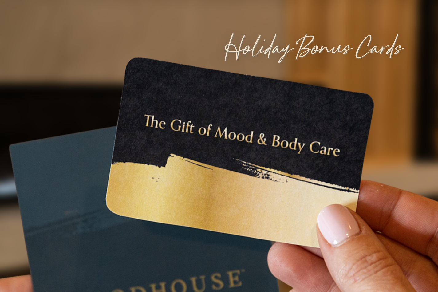 Woodhouse Holiday Gift Card and Bonus Cards