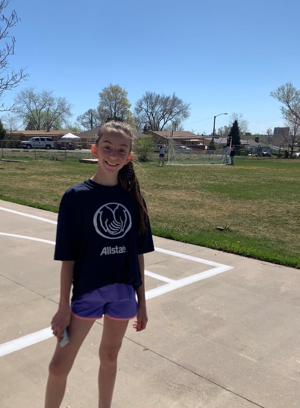Brooke Lordino volunteering at the Pikes Peak Boys and Girls Club