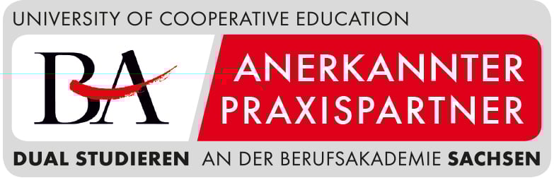 Qualitätssiegel als anerkannter Praxispartner der BA-Sachsen