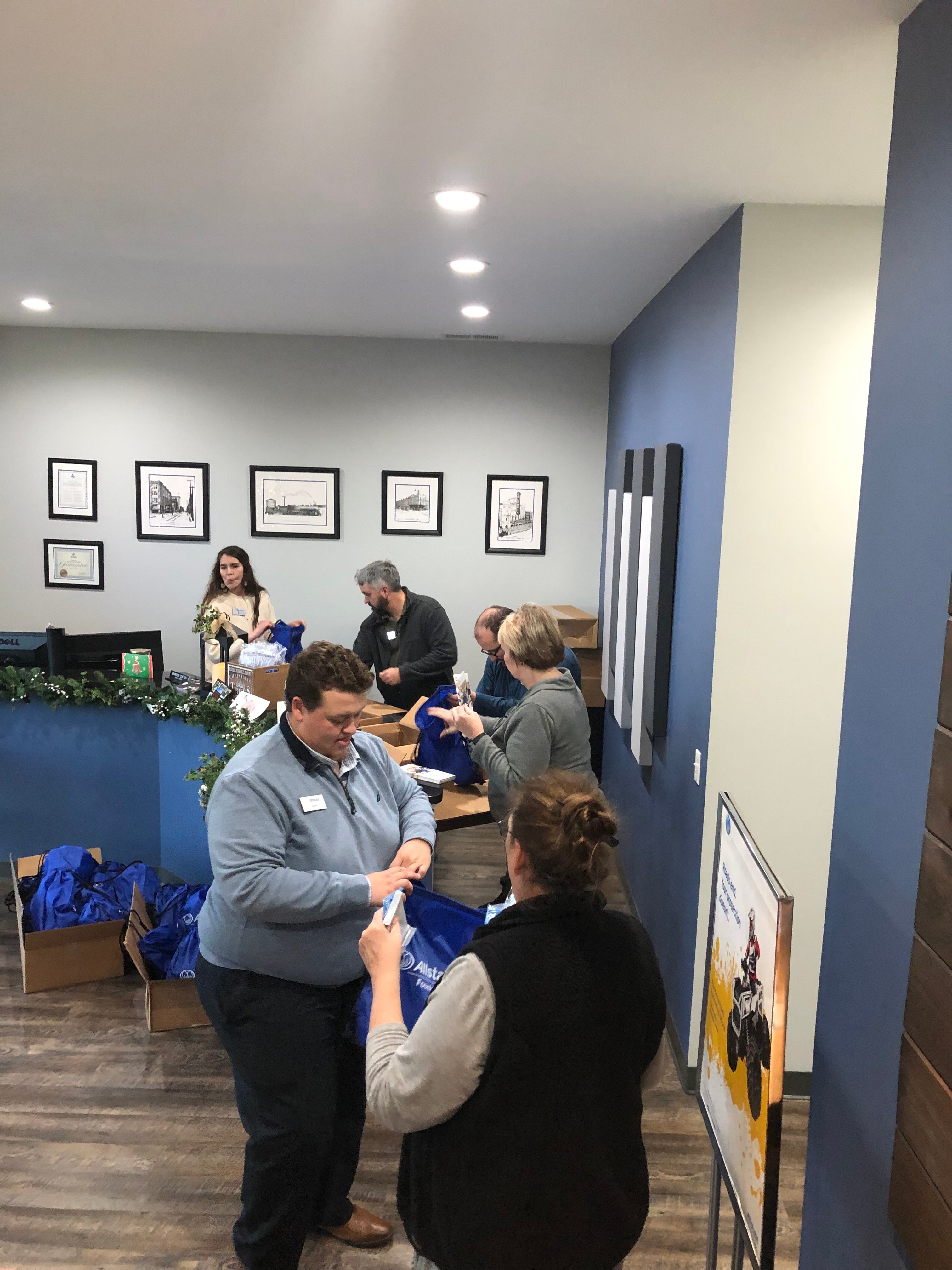 Disaster bags that were delivered to the Tornado victims in Western KY in 2021
