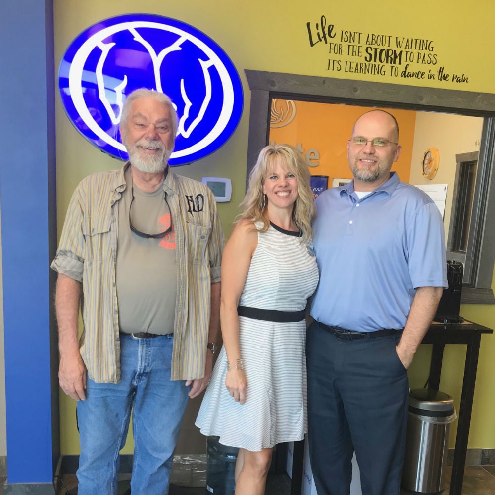 With Joe Herber, the agency owner from 2000 - 2017.