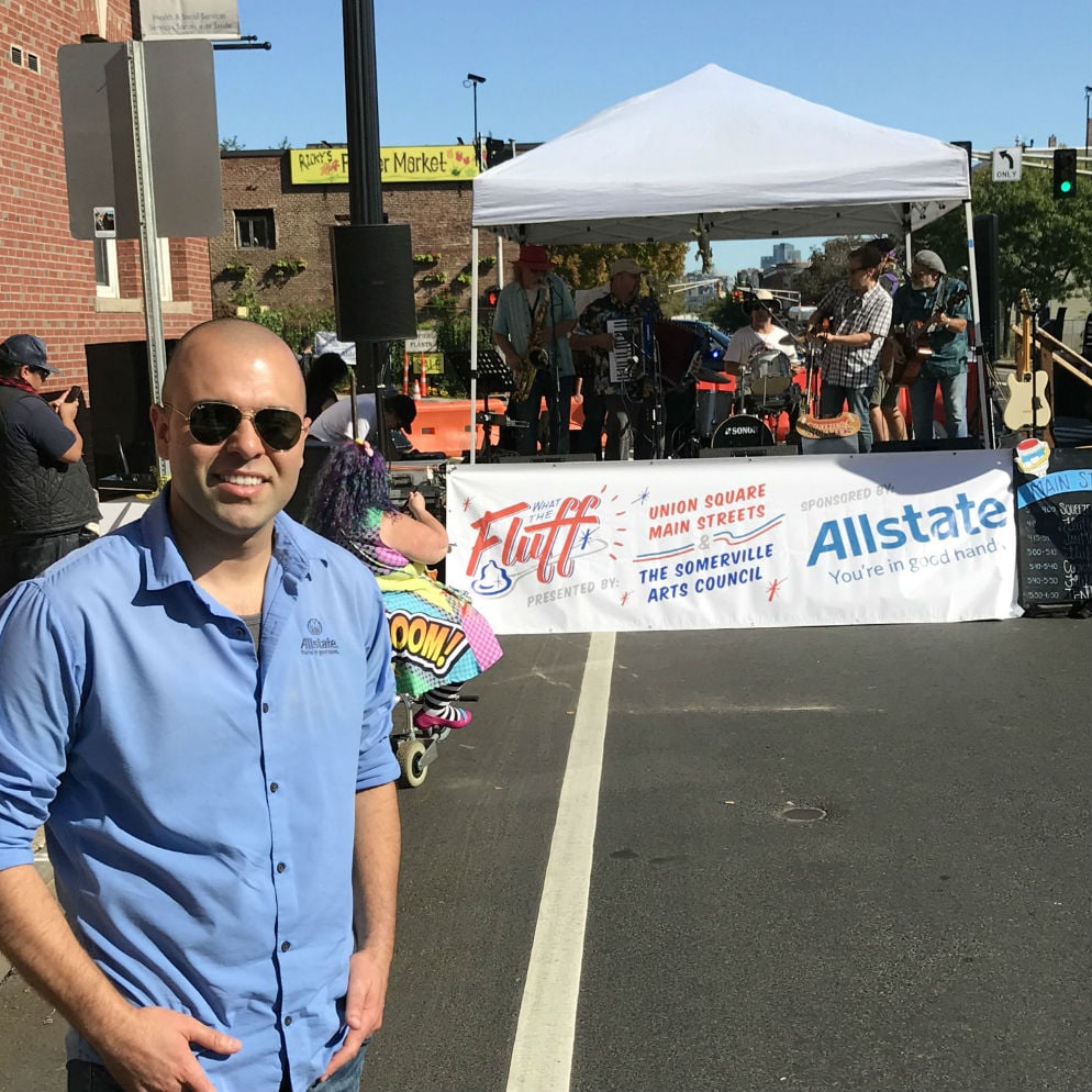 The band at the 2017 'What the Fluff' Festival