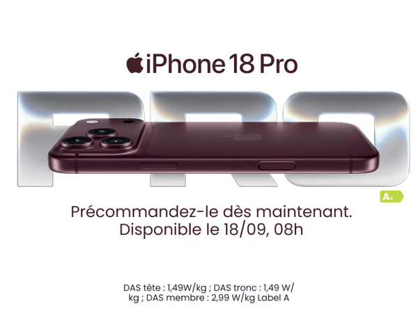 iPhone 18 Pro : disponible en précommande