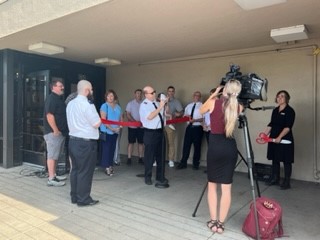 2022-Attending the grand opening of The Salvation Army's new thrift store