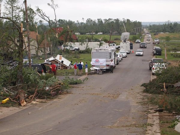 Tornado in Manhattan Kansas - 2008