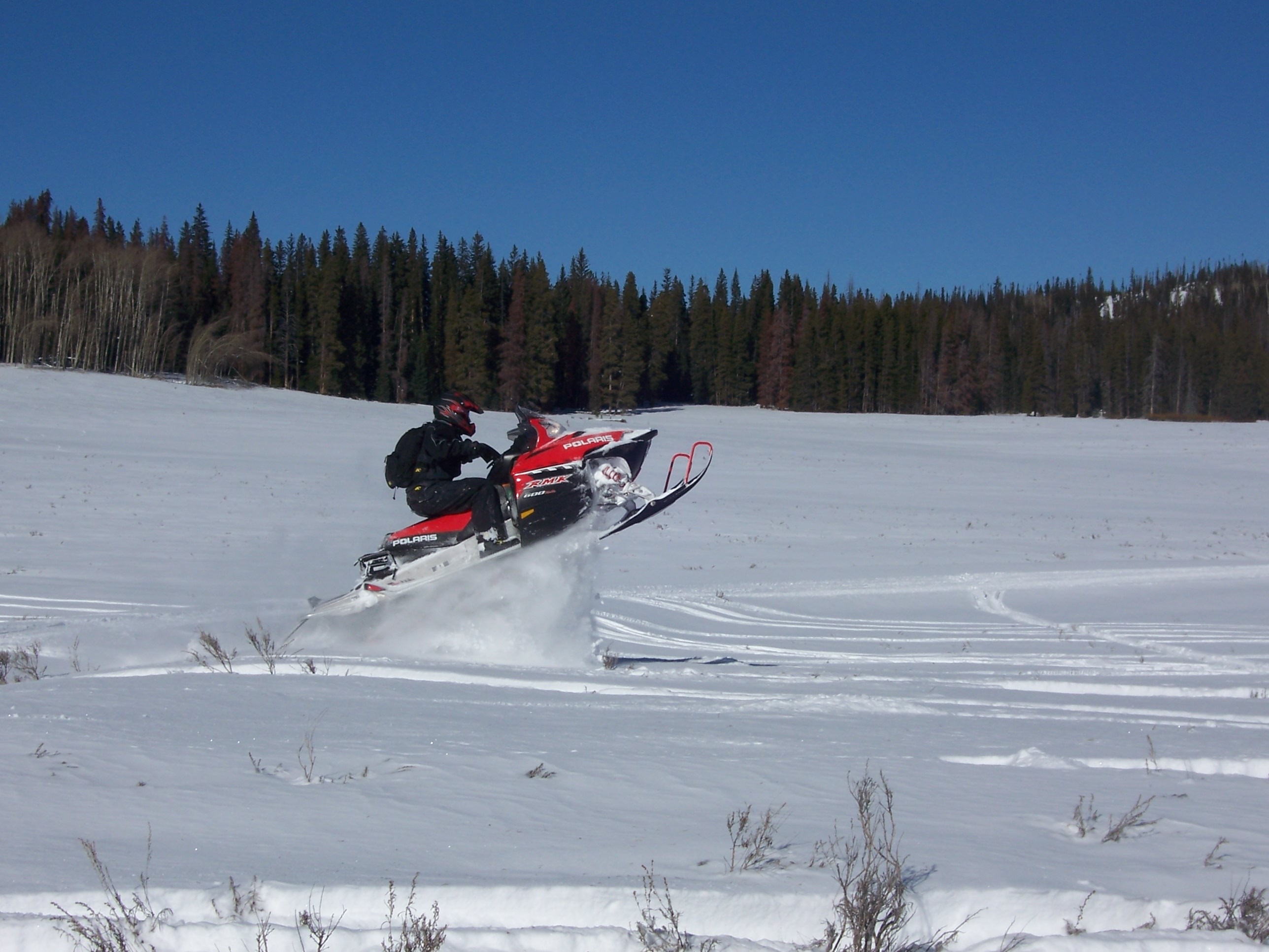 Agent Combs on the #snowmobile