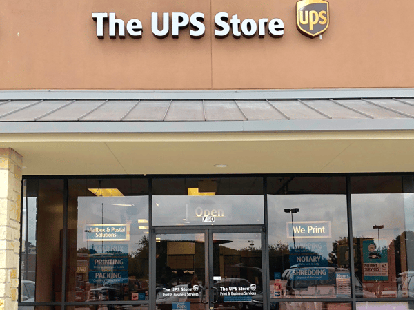 front of the ups store at 5250 Hwy 78