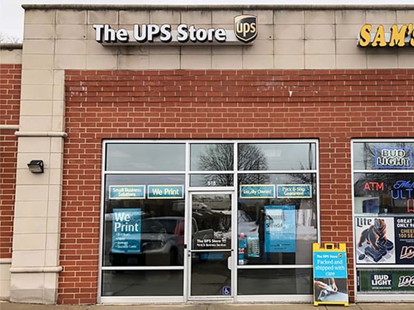 Storefront photo of The UPS Store #4064 in McHenry, IL