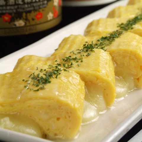 極ふわ!チーズ出汁巻き玉子