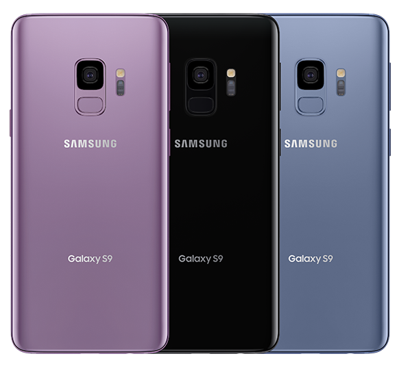 Three Samsung Galaxy S9 | S9+