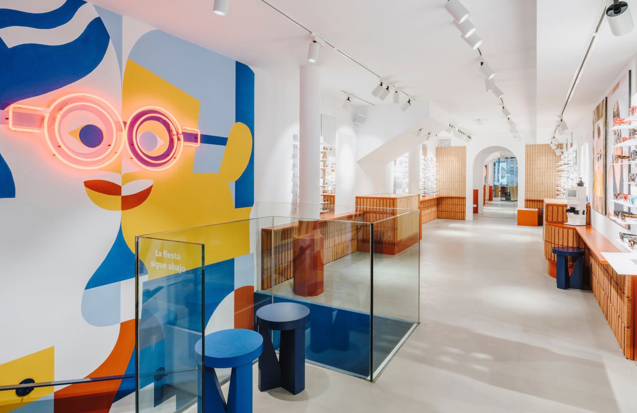 Ace & Tate Carrer de Provença Innenansicht des Stores