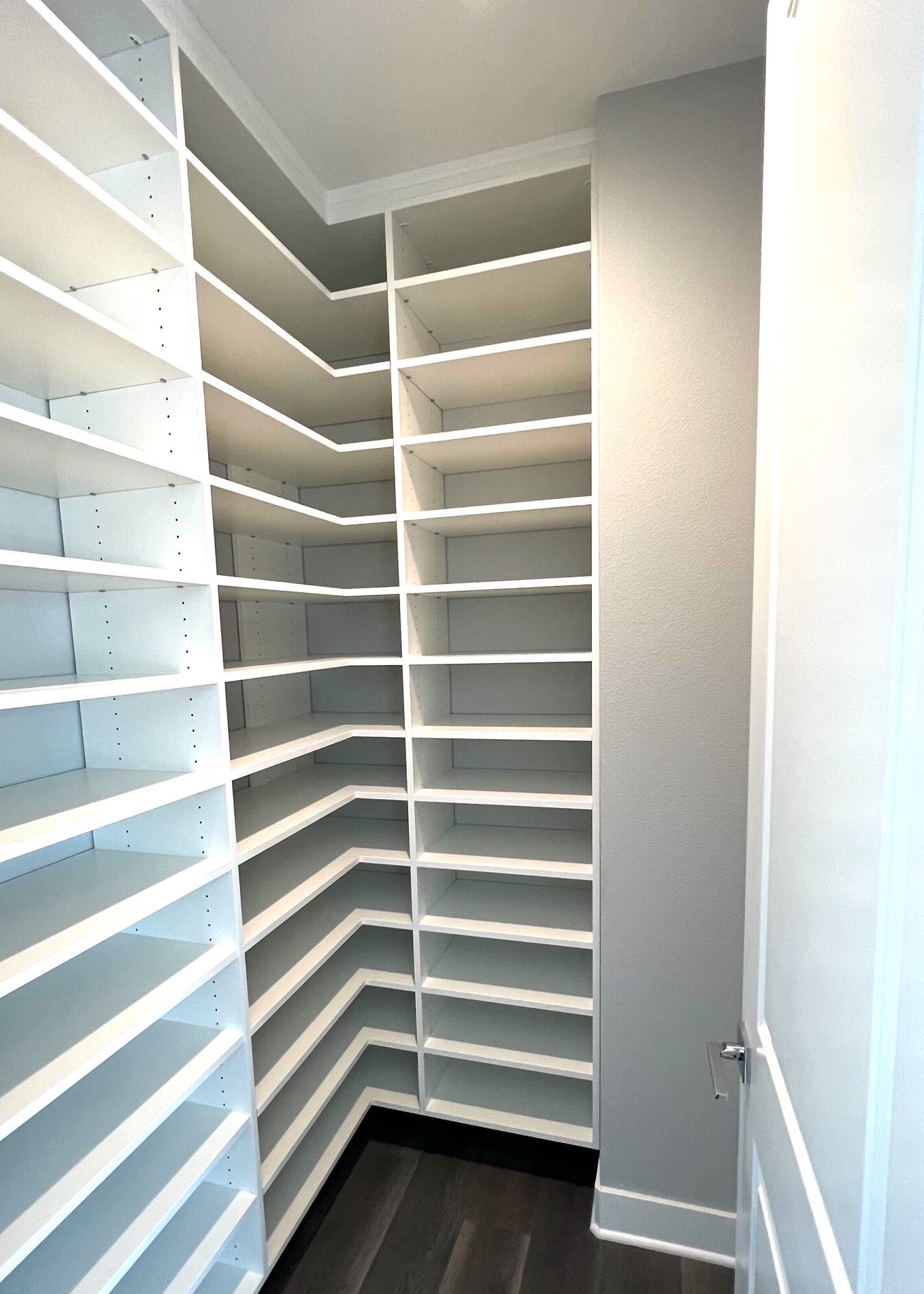 Shoe Closet In White Custom built locally made shoe closet