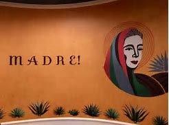 Painting of mural inside restaurant