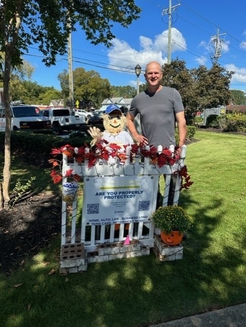Rob Longyear, with the agency scarecrow 2023