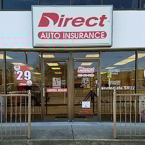 Front of Direct Auto store at 304 South Lowry Street, Smyrna