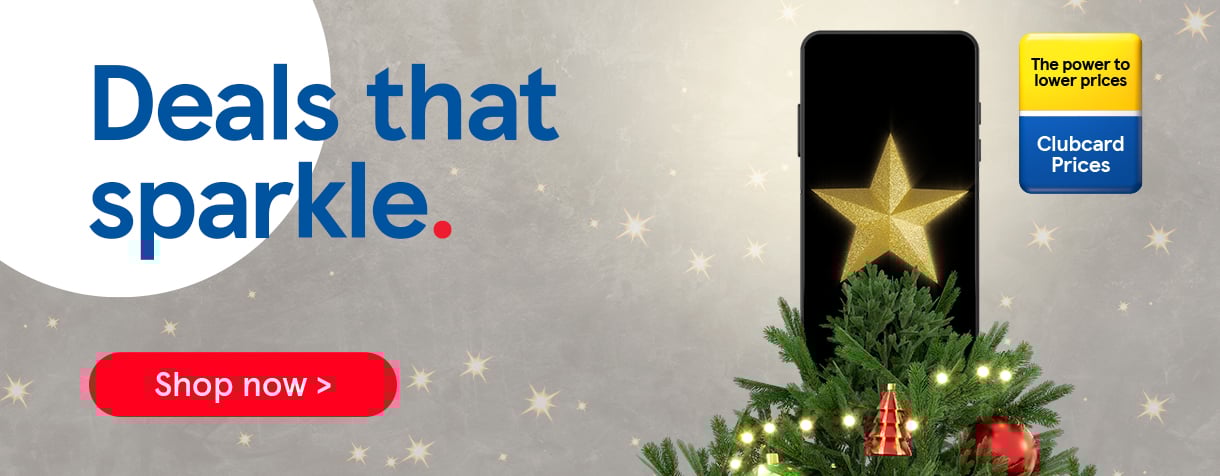Shop deals that sparkle at Tesco Mobile now!