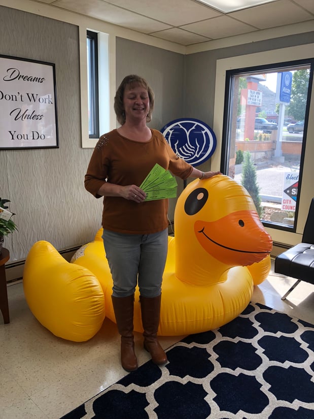 Winner of the Shrimp Boil Tickets!