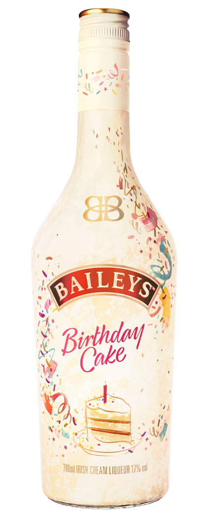 Bottle of Baileys Birthday Cake flavour
