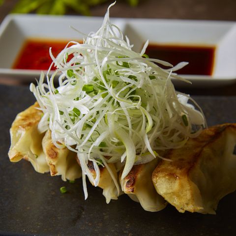 ねぎたっぷり焼餃子