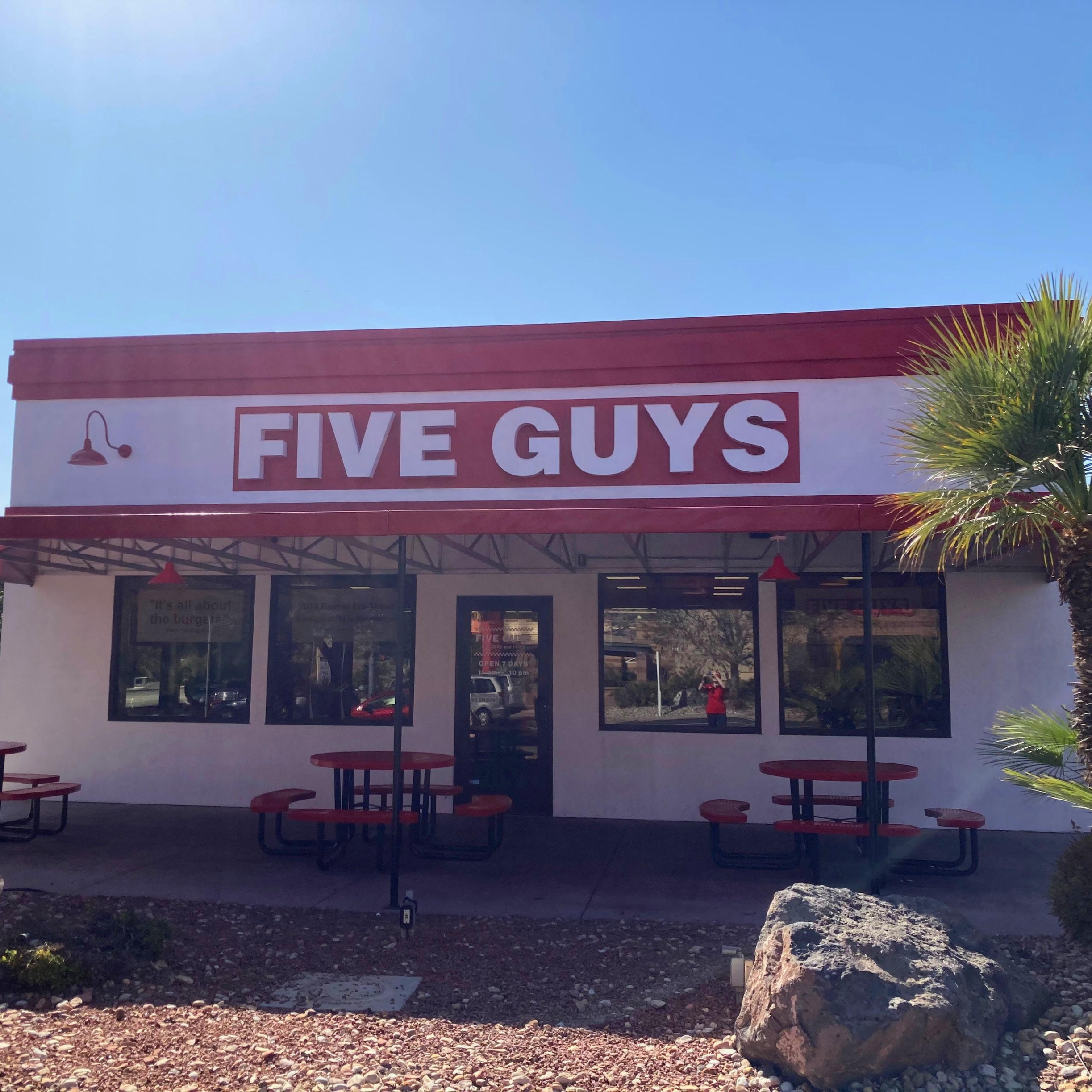 Five Guys at 1279 East 100 South in St. George, UT.