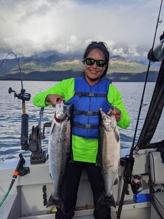 Ione catching more fish!