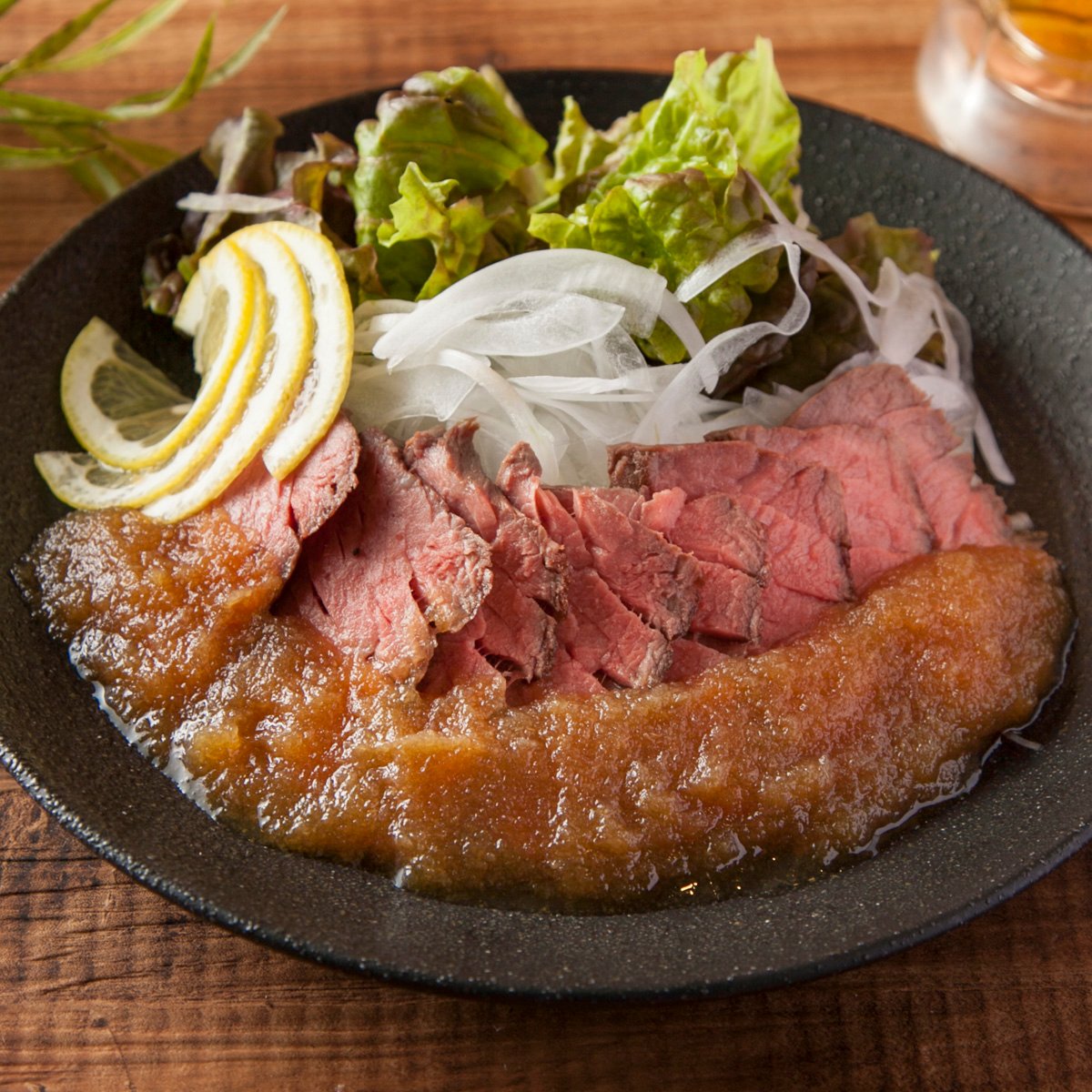 牛肉の冷しゃぶ仕立ておろしポン酢