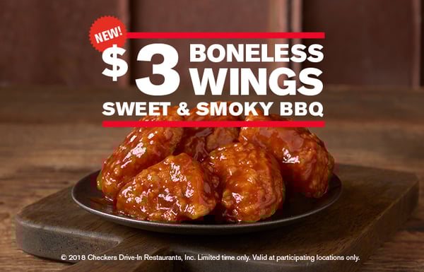 Sweet & Smoky Boneless Wings