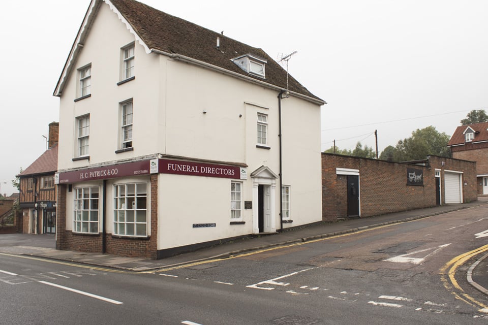 H C Patrick & Co Funeral Directors in Farnham, Surrey.