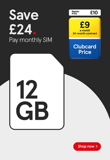 Get a SIM Only deal and save with Black Friday deals at Tesco Mobile, Shop now