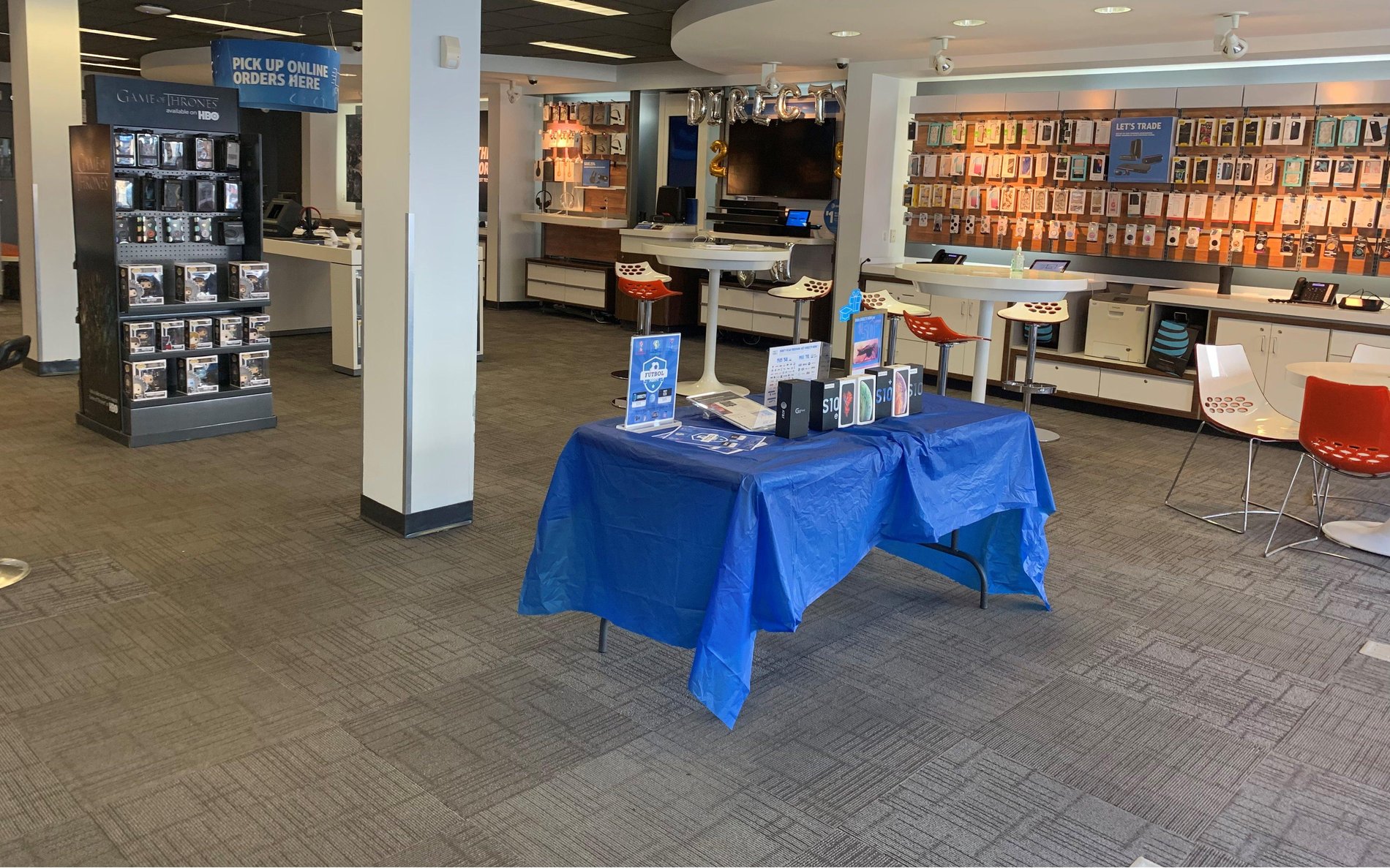 left side of the store