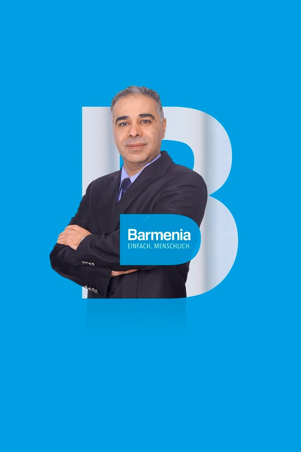 Aiman Abushokor. Ihr Ansprechpartner für die Barmenia Versicherung in Stegaurach.