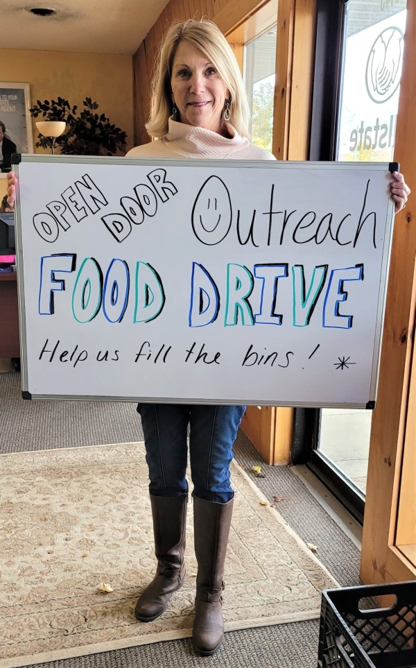 We’re proud to have donated 22 bins of food for Open Door, a food pantry in Waterford that services families in our neighboring communities!