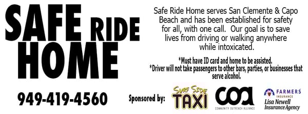 Sponsor - COA Safe Ride Home