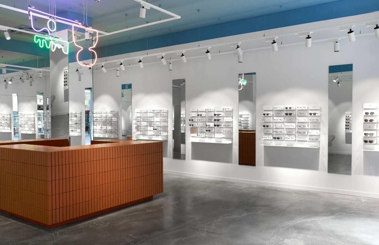 Ace & Tate Oldham Street Innenansicht des Stores