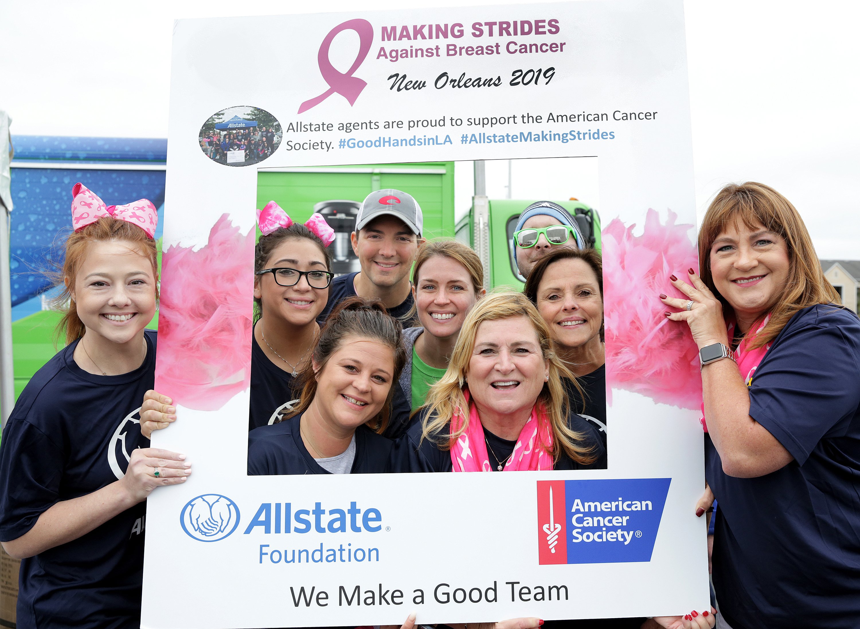 I was so happy to support the great work of the American Cancer Society with my fellow Allstate agents. Giving back helps people move forward.