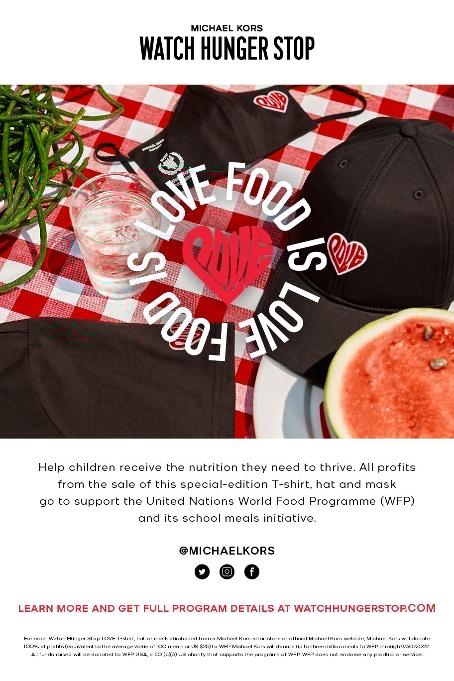 KORSVIP members: join us in the fight against hunger. Earn 100 points by 10/20 and we’ll donate the value of five school meals to the World Food Programme on your behalf. Not a member? Simply sign up to earn your first 100 points.