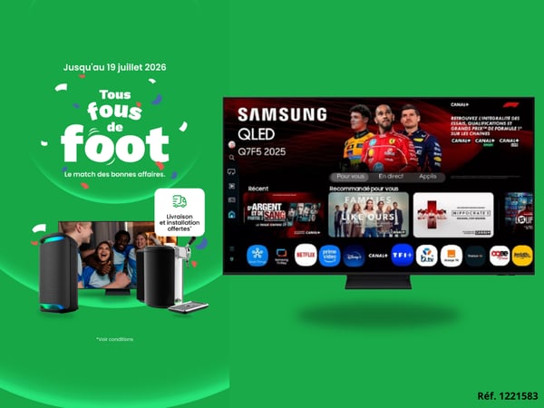 TV QLED SAMSUNG TQ75Q7F5 4K AI SmartTV 2025