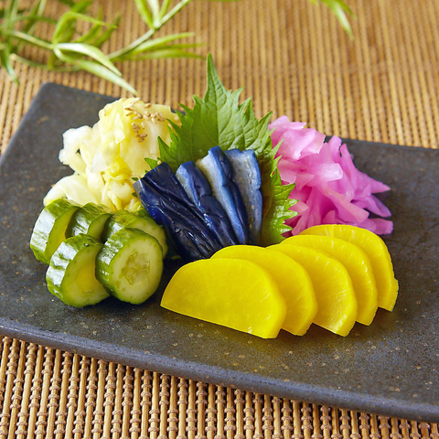 漬物盛り合わせ